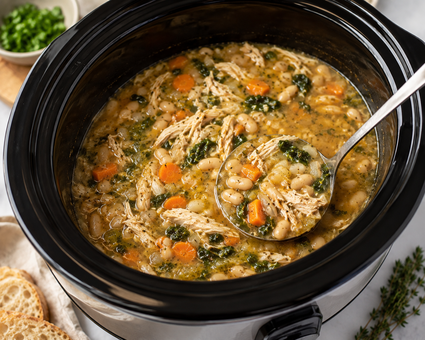high protein crockpot soup